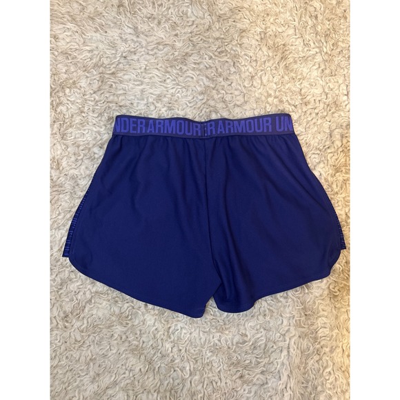 Under Armour Womens Blue Athletic Shorts-Size Small - Picture 2 of 6